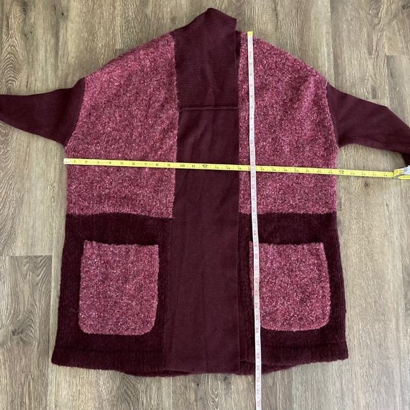 Smartwool Moon Ridge Sweater Wrap Cardigan in FIg - Picture 6 of 8